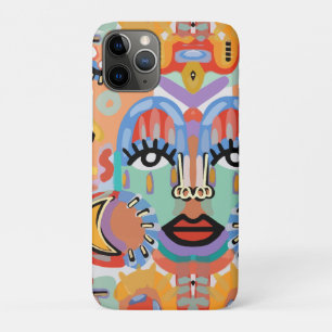 Colours, Patterns, and Overlapping Faces iPhone 11 Pro Case
