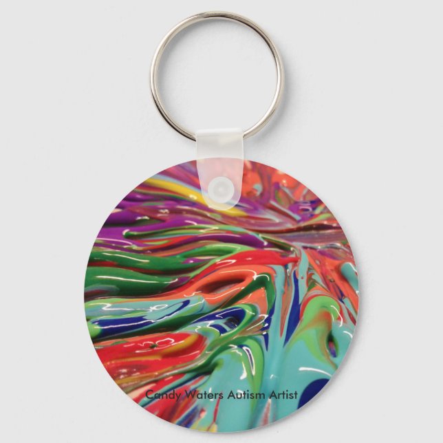 Colours Speak Louder Than Words Candy Waters Keychain (Front)