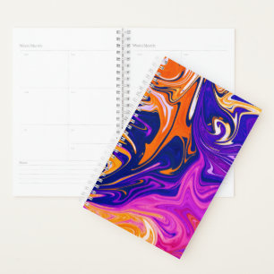 Colours Storm   Best abstract colourful painting Planner