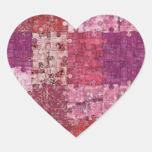 Colours Texture Puzzle Sticker