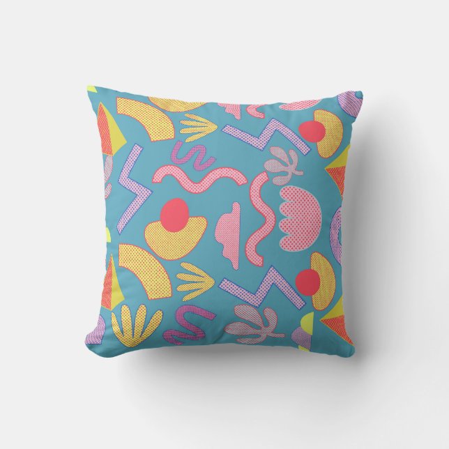 colours throw pillow (Front)