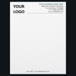 Colours Your Logo Name Info Business Letterhead<br><div class="desc">Custom Colours and Font - Simple Personalized Your Modern Business Office Letterhead with Logo - Choose / add your favourite elements and text colours / font and size ! Resize and move or remove and add elements - Image / text with customization tool ! Add Your Logo - Image -...</div>