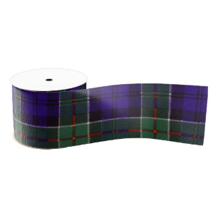 Colquhoun clan Plaid Scottish tartan Grosgrain Ribbon