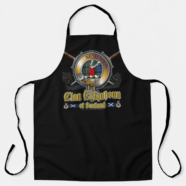Colquhoun Crest Badge Apron (Front)