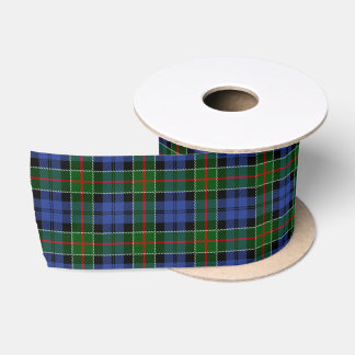 Colquhoun Scottish Tartan Pattern Satin Ribbon