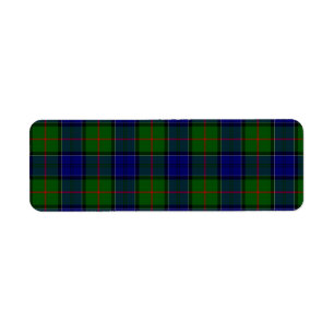 Colquhoun tartan bleu vert plaid