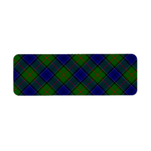 Colquhoun tartan bleu vert plaid