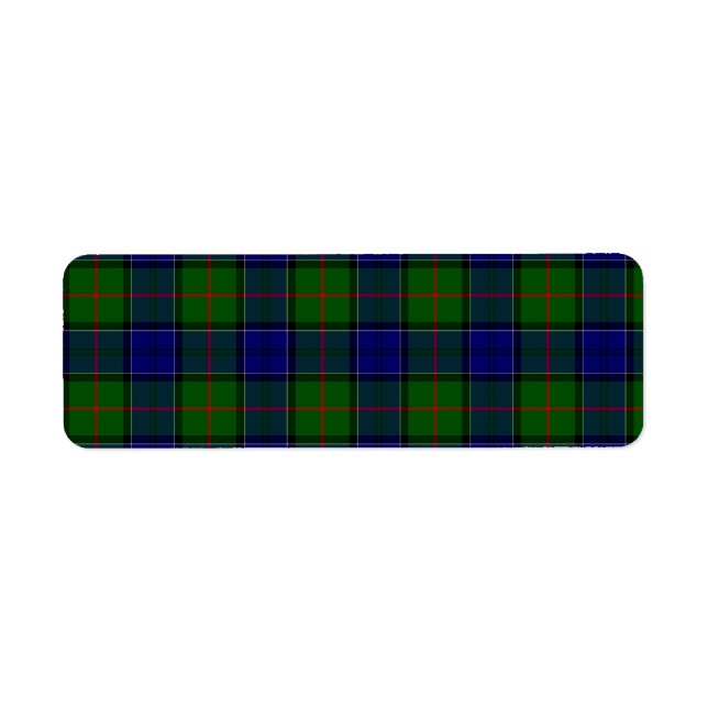 Colquhoun tartan blue green plaid (Front)