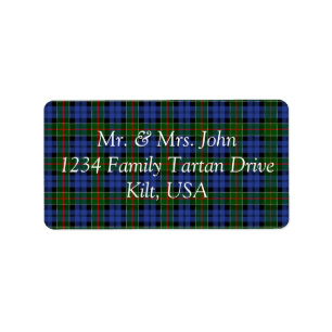 Colquhoun Tartan Label