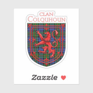Colquhoun Tartan Scottish Plaid Lion Rampant