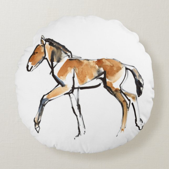 Colt Round Pillow (Front)