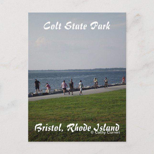 Colt State Park, Rhode Island Postcard (Front)