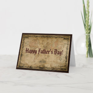 Colton's 1847 Antique Map Father's Day Card