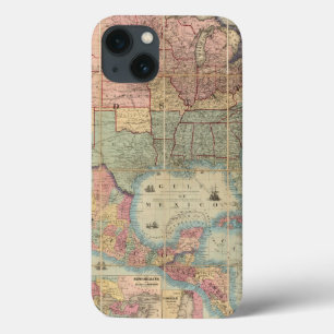 Colton's Railroad And Military Map iPhone 13 Case