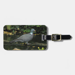 Columba palumbus luggage tag