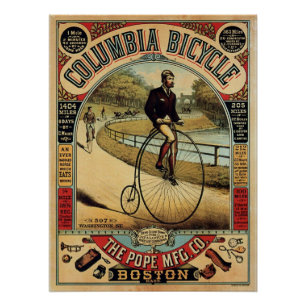 Columbia Bicycle Poster