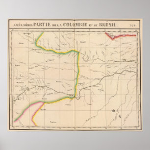 Columbia, Brazil Poster