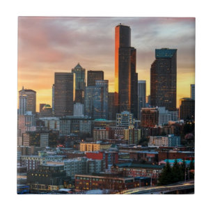 Columbia centre and downtown Seattle, Seattle Tile