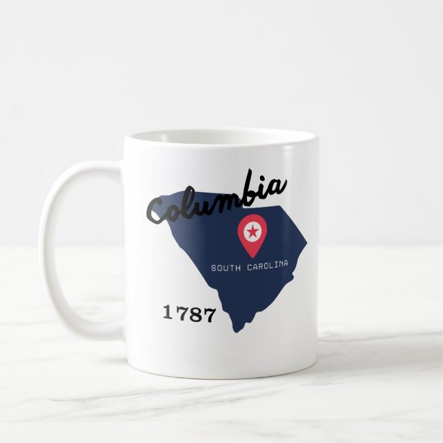Columbia coffee mug  (Left)