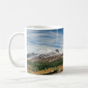 Columbia Icefield panorama with snow covered mount Coffee Mug