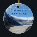 Columbia Icefields Athabasca Travel Ornament<br><div class="desc">Columbia Icefields Athabasca Glacier Jasper National Park Canadian Rockies Travel Ornament,  featuring an original photo taken by the designer ©sjasis.</div>
