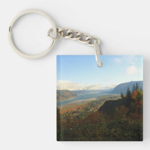 Columbia River Gorge in Autumn Keychain