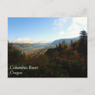 Columbia River Gorge in Autumn Postcard