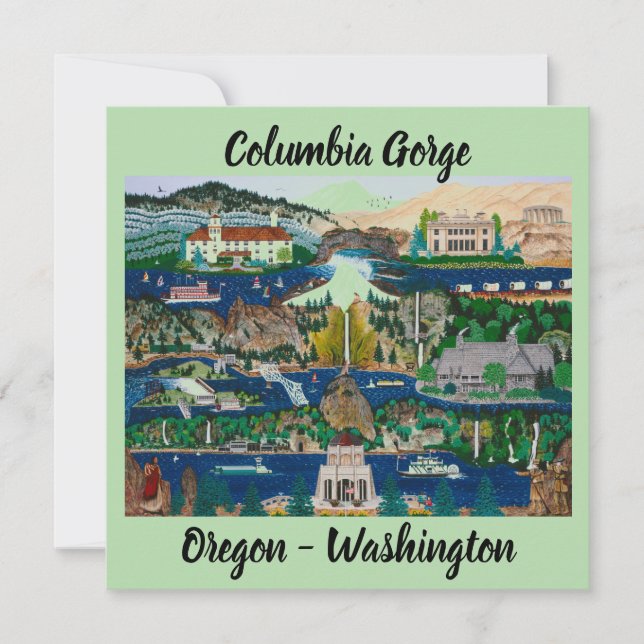 Columbia River Gorge Invitation (Front)