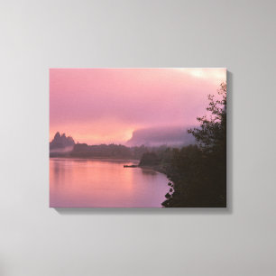 Columbia River Gorge, Sunrise, OR Canvas Print