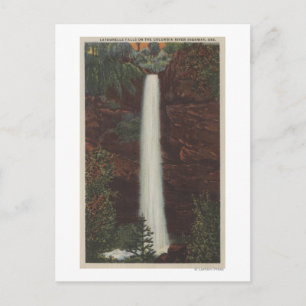 Columbia River, OR - Latourelle Falls View #1 Postcard