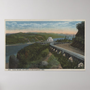 Columbia River, Oregon - Vista House Poster
