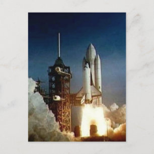 Columbia Shape Shuttle Postcard