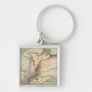 Columbia, South America 2 Keychain