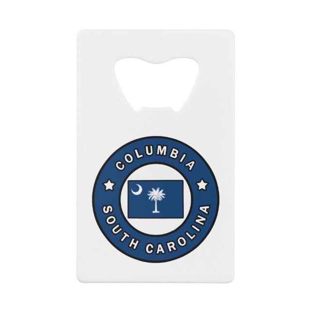 Columbia South Carolina Credit Card Bottle Opener (Front)