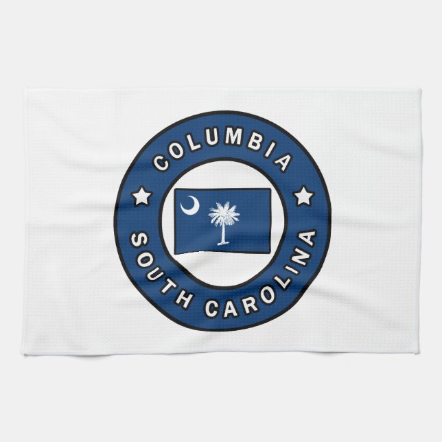 Columbia South Carolina Kitchen Towel (Horizontal)