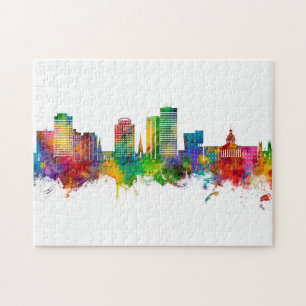 Columbia South Carolina Skyline Jigsaw Puzzle