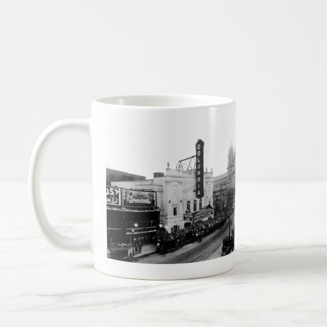 Columbia Theatre, Opening Night Coffee Mug (Left)