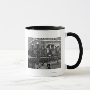 Columbian Parade Forming on Lake Front Chicago Mug