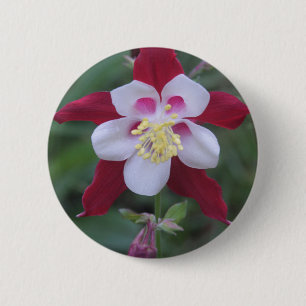 Columbine 2 Inch Round Button
