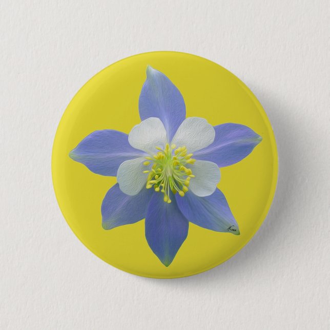 Columbine 2 inch round button (Front)