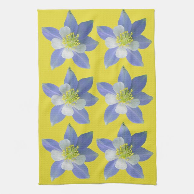 Columbine 2 kitchen towel (Vertical)