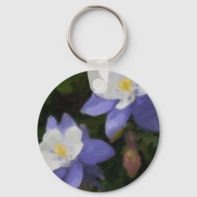 Columbines Keychain (Front)