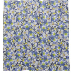 Columbines Seamless Pattern