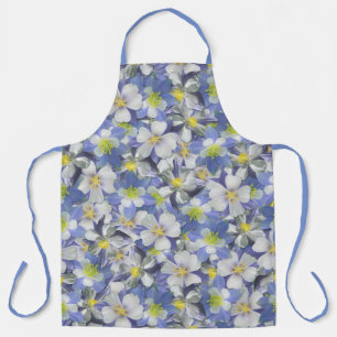 Columbines Seamless Pattern Apron