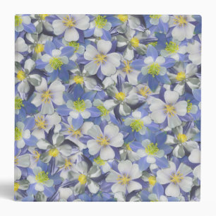 Columbines Seamless Pattern Binder