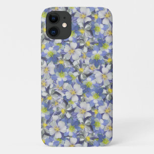 Columbines Seamless Pattern iPhone 11 Case