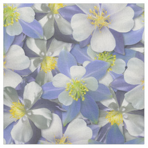 Columbines Seamless Pattern Fabric