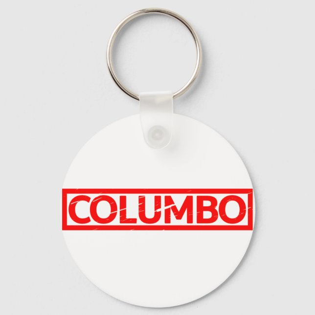 Columbo Stamp Keychain (Front)