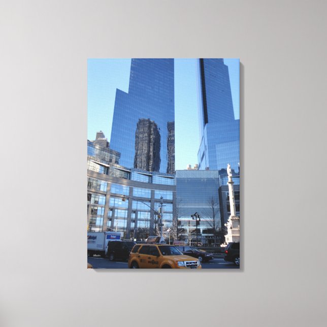 Columbus Circle Architecture New York City NYC Canvas Print (Front)
