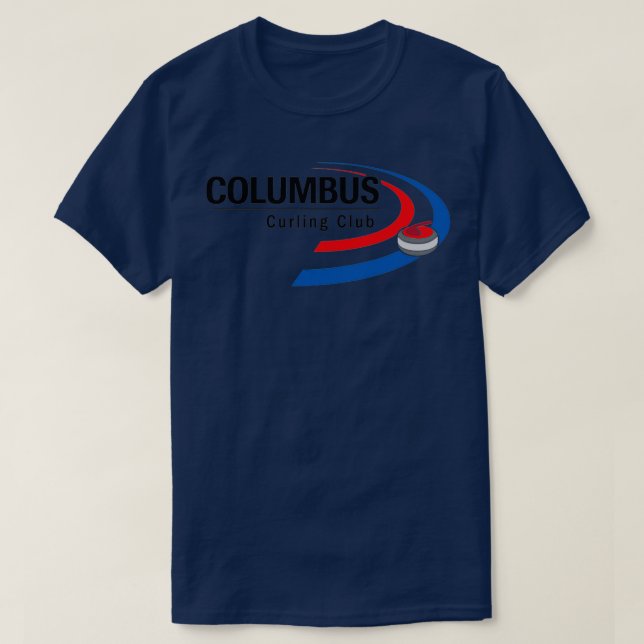 columbus curling club T-Shirt (Design Front)